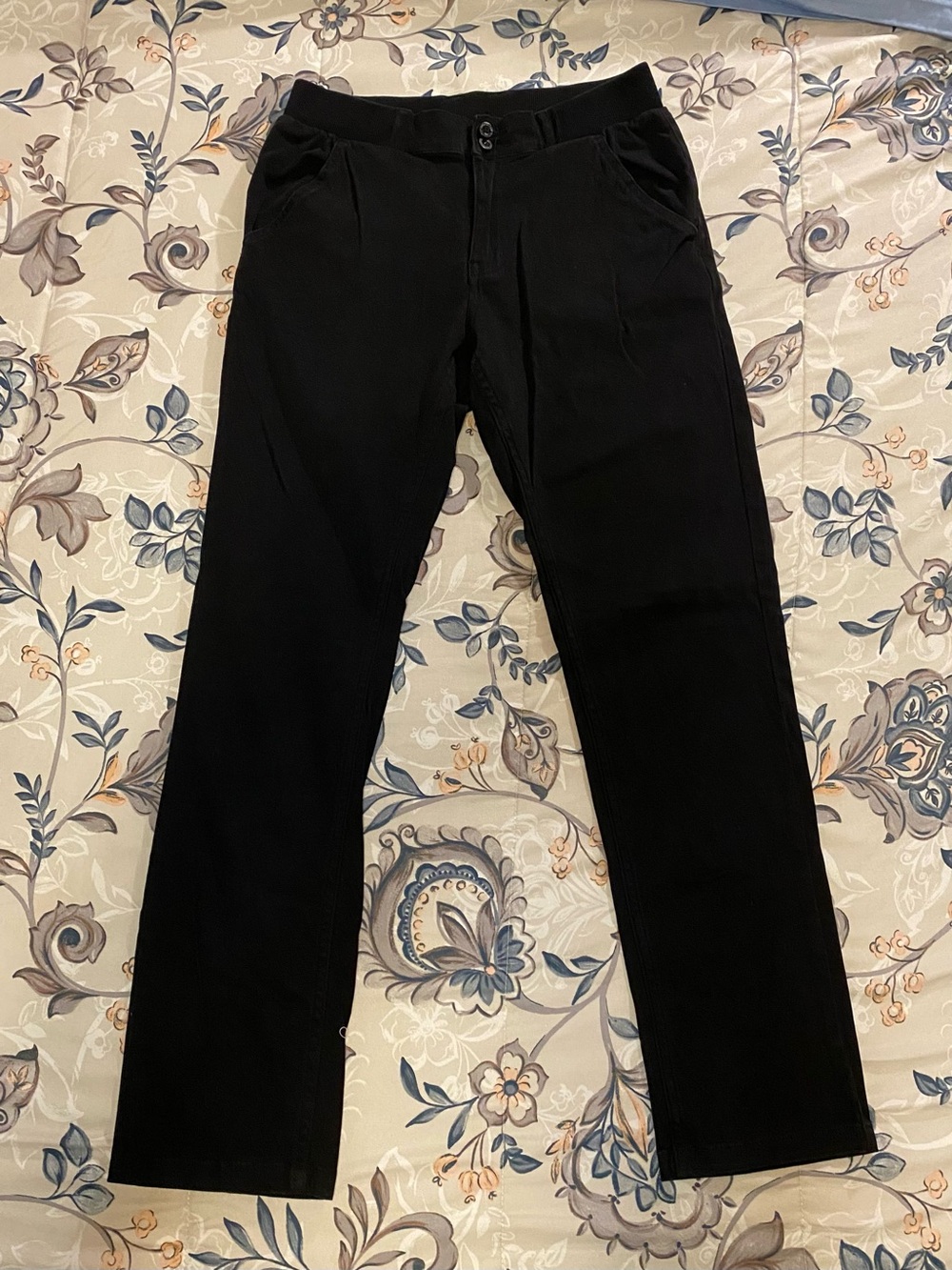 Gongshow Gear Mens Black Straight-Leg Pants